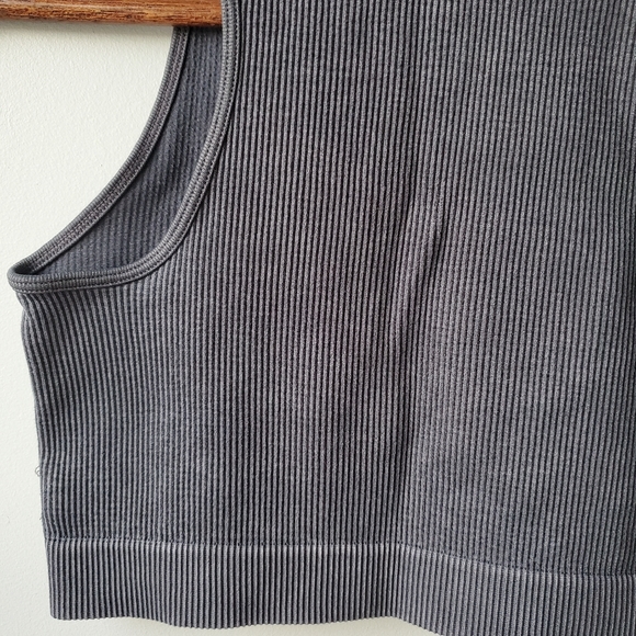 Ribbed Crop Halter Top Size Medium Aeropostale "Seriously Soft" - Picture 11 of 14